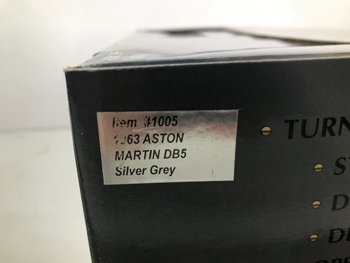 SUN STAR 1005 ASTON MARTIN DB5 1963 -SILVER METALLIC 1:18- HIGH QUALITY IN BOX - Imagen 2 de 10