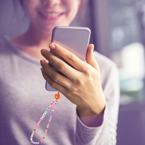 Phone Charm Beaded Phone Chain Decor Anti-lost Wrist Strap Decorative Lanyard - 第 11/12 張圖片