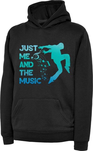 just me and the music Hoodie, Music Lover Hoodie, Music Party Hoodie, Party Wear - Picture 2 of 7