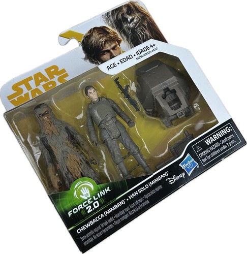Hasbro Star Wars Force 2.0 Chewbacca y Han Solo Mimban Figura de Acción Juego de Juguete - Imagen 1 de 2