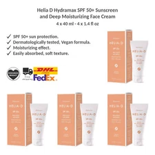 Helia-D Hydramax SPF 50+ Sunscreen and Deep Moisturizing Face Cream 40ml x 4