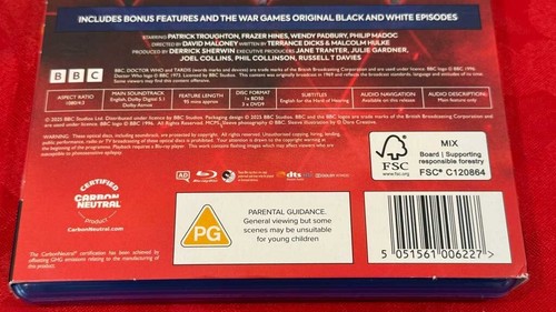 DOCTOR WHO THE WAR GAMES Blu Ray Region B 4 Discs - Picture 9 of 15