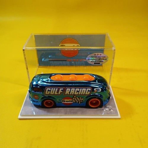 Hot Wheels HAULIN GAS Blu CROMO GOLFO (WANGSTAR CUSTOM) METALLO/METALLO VERI PILOTI - Foto 6 di 15