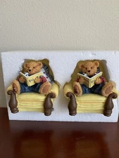 Hand Painted Resin Bookends Springmaid
