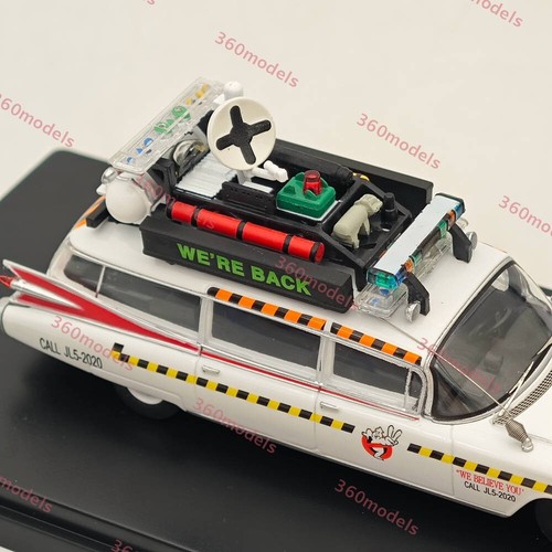 YS 1/64 Cadillac Ghostbusters ECTO-1A Diecast Model Car Miniature Collection - Picture 10 of 10