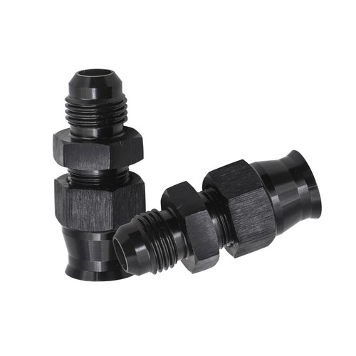 2Pcs 5/16" 3/8" Tube To AN6 Male Adapter Fitting with Brass Ferrule Hardline