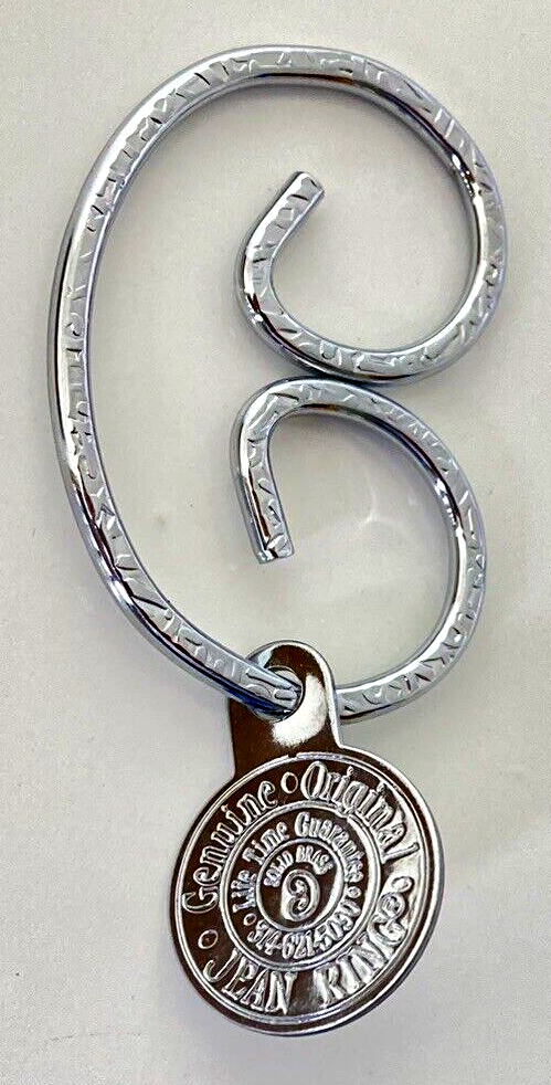 Original Jean Ring, Key Ring, Chrome Plated, Made in USA