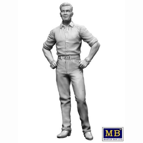 MASTER BOX 24042 Scale Figure Kit 1:24 Truckers series Stan (Long Haul) Thompson - Picture 4 of 5