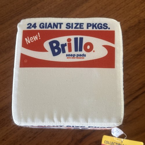 Peluche Andy Warhol Brillo Box Medium da collezione con etichetta nuovo con etichetta - Foto 3 di 8
