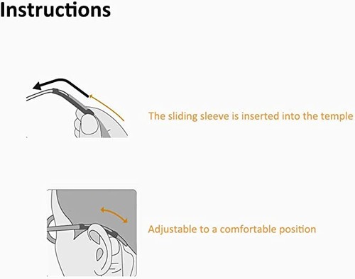 4 Pair Anti Slip Glasses Ear Hooks Tip Eyeglasses Grip Temple Holder Silicone US - Picture 12 of 32