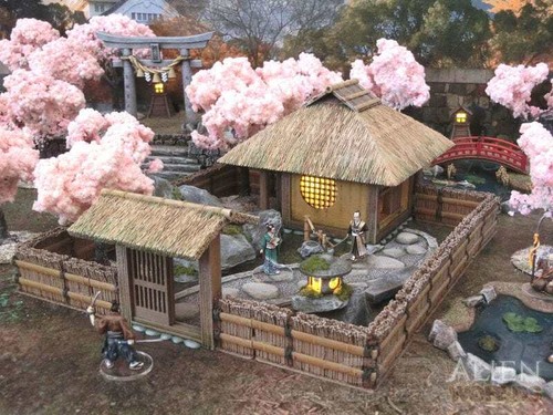 Samurai Teahouse - Tabletop Terrain Compatible with Test of Honor Bushido - Picture 6 of 10