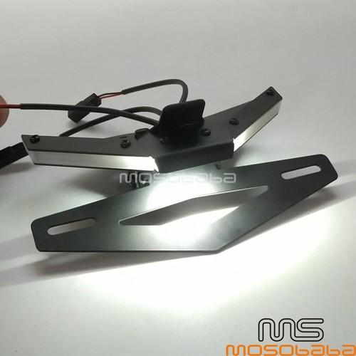 Tail Tidy Fender Eliminator w/LED Turn Signals Black For Ducati V4 V4S V2 2020+ - Picture 8 of 9
