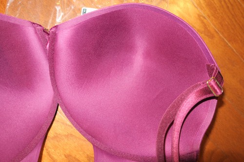 42DDD ❤️ BRA VICTORIA'S SECRET ❤️ PUSH UP PADS PURPLE LOVE CLOUD COMFY SATIN 3D - Picture 7 of 7