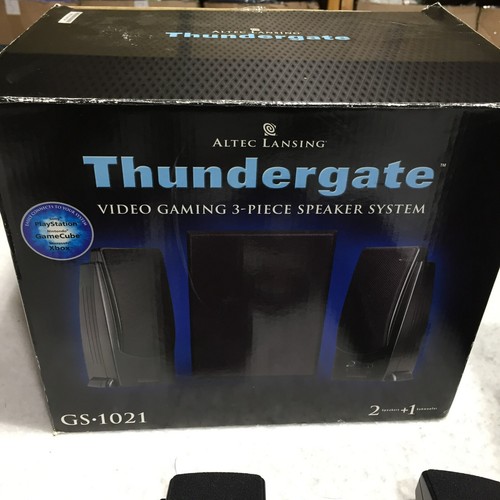 Altec Lancing Thundergate Video Gaming 3-częściowy system głośników GS-1021 PRZETESTOWANY - Zdjęcie 5 z 7