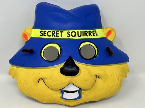 VINTAGE 1965 SECRET SQUIRREL BEN COOPER HALOWEEN Mask Only, Missing It’s String
