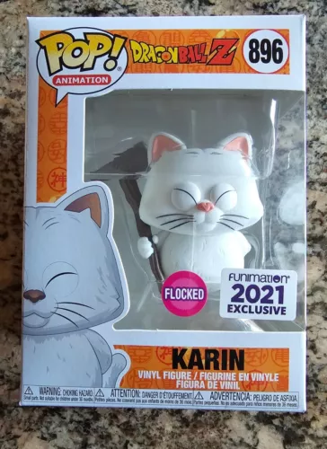 Funko Pop! Anime Dragon Ball Z Karin (Flocked) Karin #896 exclusivo de Funimation 
