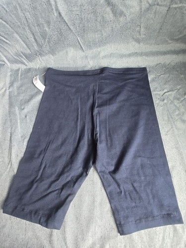 NWT Old Navy Big Girls Sz 16 Lot Of 3- Hi Rise Stretch Biker Gym Shorts Wht/Navy - Picture 8 of 8