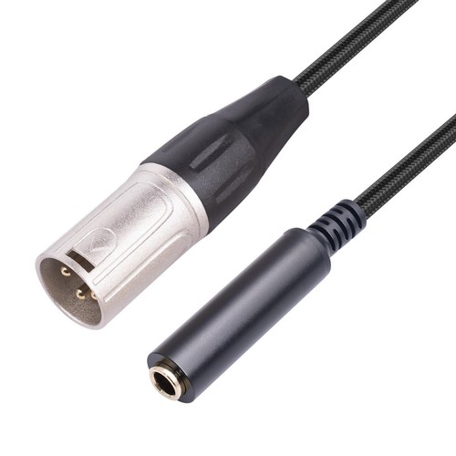 XLR Male to 1/4 Female Adapter Cable Cord TRS to XLR Cable Microphone Cable for\ - Picture 4 of 10