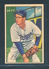 1952 Bowman #56: CLYDE KING Brooklyn Dodgers ~ EX-MT to NM