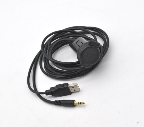 Juego de enchufes de cable USB auxiliares auxiliares para Peugeot 1007 107 207 3008 508 5008 RCZ - Imagen 2 de 5
