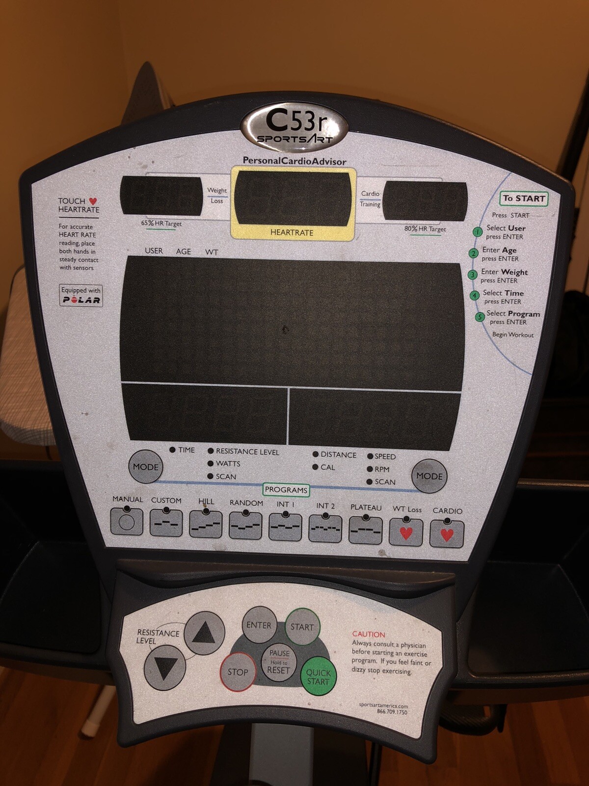 SportsArt C53R Recumbent Cycle Bike eBay