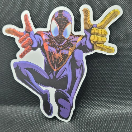 Spider-man Holographic Lenticular Sticker- Car, Laptop, Water Bottle Decal - Picture 4 of 7