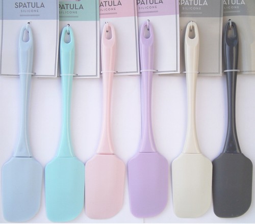 Silicone Spatula Bowl Scraper Cooking Baking Cake Mixing Batter Kitchen Utensil - 第 1/18 張圖片