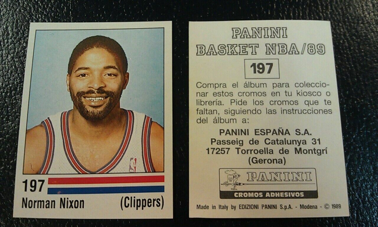 1988 - 1989 NBA Panini Spanish Basketball Stickers SET BREAK 1-232 YOU PICK - Picture 209 of 248