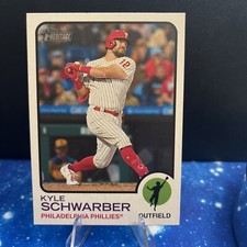 2022 Topps Heritage High Number Short Print SP Kyle Schwarber Phillies #722
