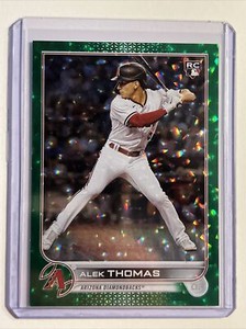Alek Thomas 2022 Topps Update #US212 Green Ice Foil Parallel /499 Rookie RC 🔥