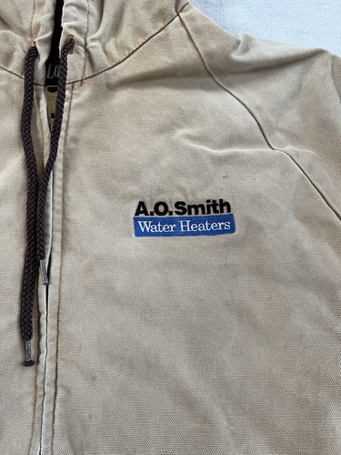 King Louie Mens Hooded Canvas Jacket Size 2XL Union Labor Vintage Brown - Picture 4 of 15