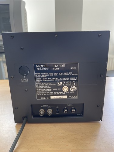 JVC TM-10E 10“ Zoll CRT MONITOR Retro Gaming PAL  - vom Händler - Bild 4 von 5