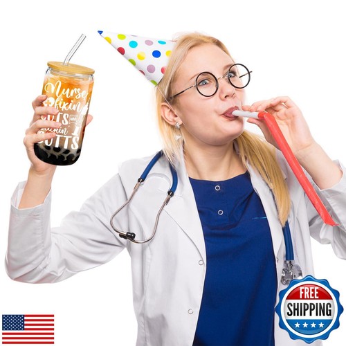 Layhit 24 Set Gift for Nurses Bulk Funny Nursing Graduation Appreciation Cups - Picture 4 of 5