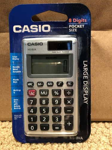 Casio HS-8VA Basic Calculator - Picture 1 of 1