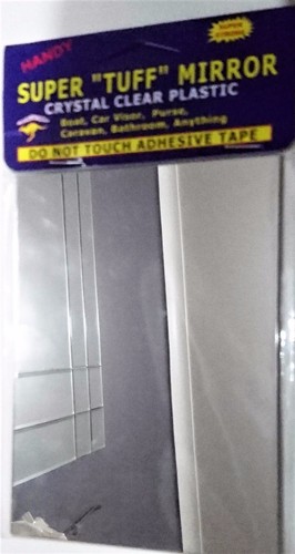 Acrylic Mirror 100 x 140 x 2mm Crystal Clear Plastic Home Car Caravan Boat  - Bild 3 von 5