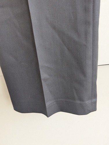 NWT Haggar Men's 34X30 Dark Grey Premium No Iron Dress Pants Straight Fit Khaki - Picture 8 of 19