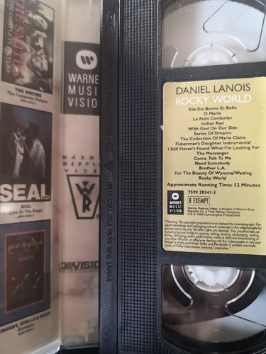 DANIEL LANOIS - ROCKY WORLD VHS CASSETTE... NEUWERTIG / LIKE NEW - Bild 3 von 3