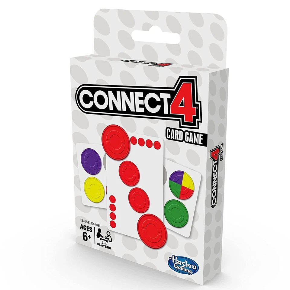 Hasbro Gaming Connect 4 Card Game for Ages 6 and Up 4 in A Row Game New Unopened - Image 2 of 4