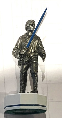 Star Wars Danbury Mint Chess Pewter Luke Skywalker - Picture 4 of 4