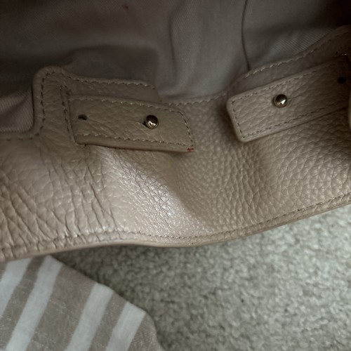 Reduced To Sell! Oroton Nude Beige( Musky Pink) Leather Backpack Cost $500 - Picture 9 of 10