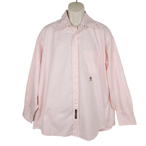 Vintage Tommy Hilfiger Dress Shirt Mens 17 34 - 35 Long Sleeve Button Down - Picture 1 of 11