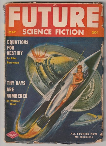 Future Science Fiction pulp May 1952 del Rey de Camp Luros cover - Picture 1 of 8