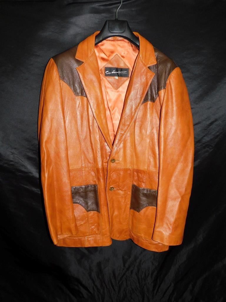 70s USA製 Leather Duffle Jacket ジャケット/アウター ダッフルコート