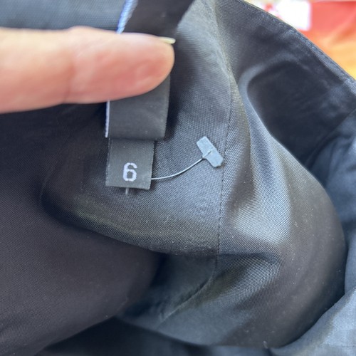 Vintage LAUNDRY Maxirock schwarz Acetat Größe 6 * Mängel - Bild 12 von 14