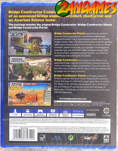Bridge Constructor Compilation (PS4) [BRAND NEW & FACTORY SEALED] - Picture 2 of 2