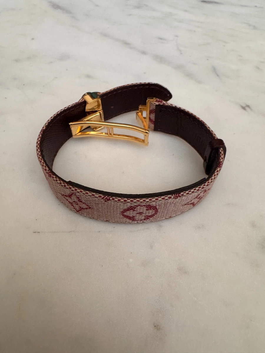 Louis Vuitton Red Fashion Bracelets for sale | eBay