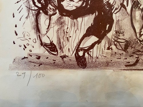 *RAYA*SORKINE 2 LITHOGRAPHIE*ORIGINAL. 29/100 Maße 50/65 cm und 66/50 - Bild 4 von 7