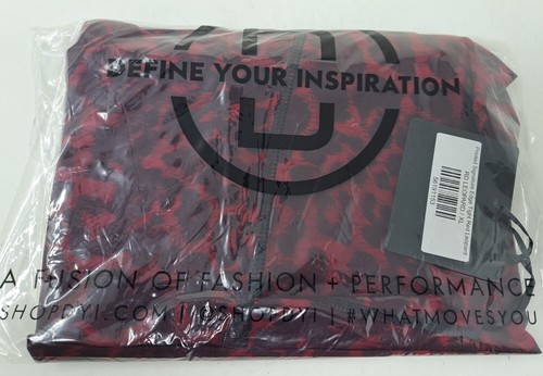 Define Your Inspiration Printed Signature Leggings - Red Leopard - XL - Picture 2 of 6