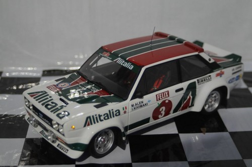 Kyosho FIAT 131 ABARTH 1978 1000 Lakes Rally 08376E 1:18 Diecast - Picture 4 of 9