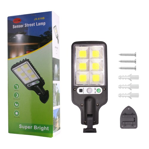 6X LED Solar Light Motion Sensor 3 Modes Flood Lamp Outdoor Street Yard Garden - Picture 11 of 11